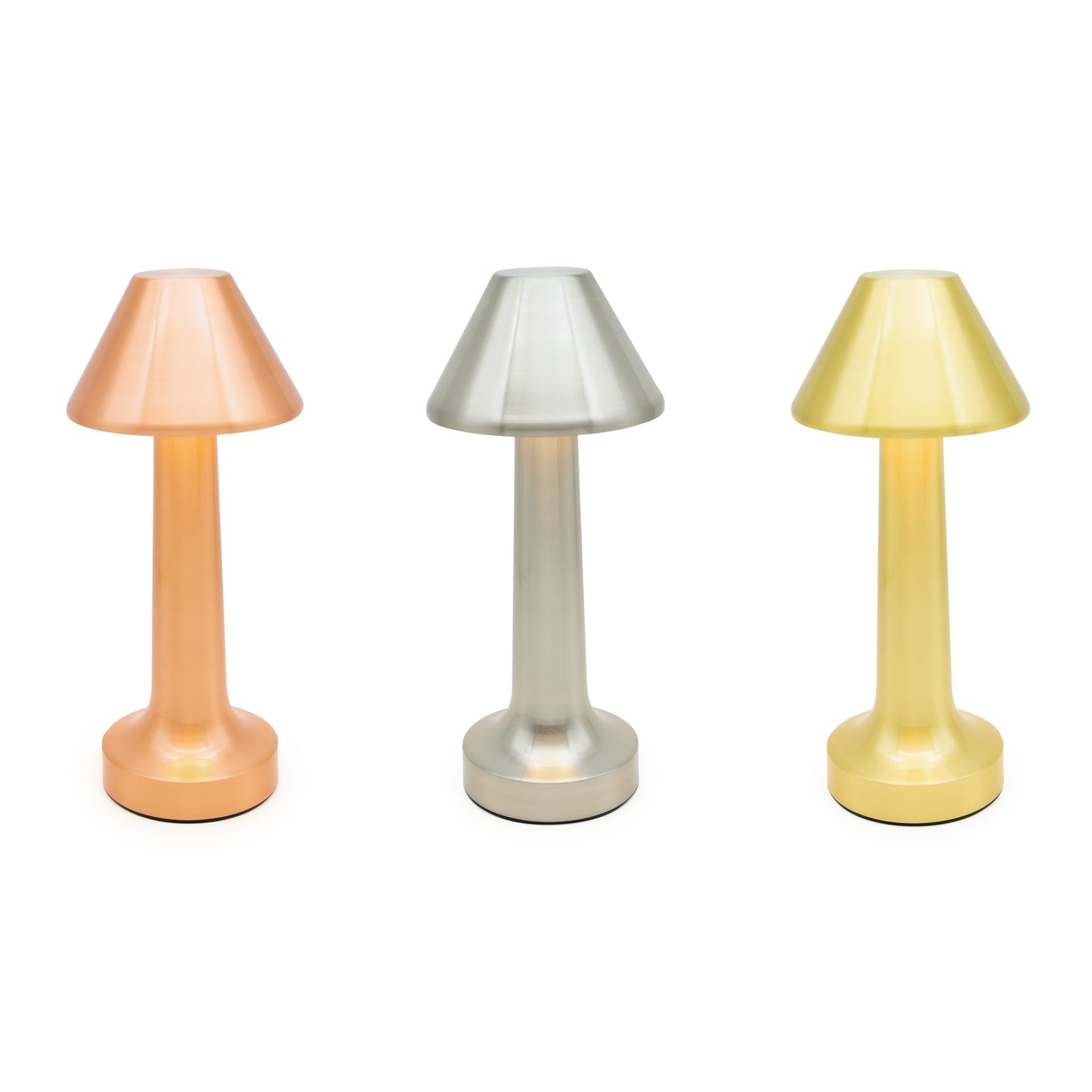 Pointed LED Lamp Silver